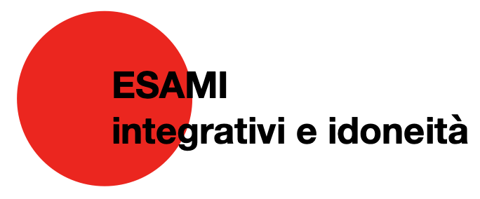 Esami integrativi e idoneita