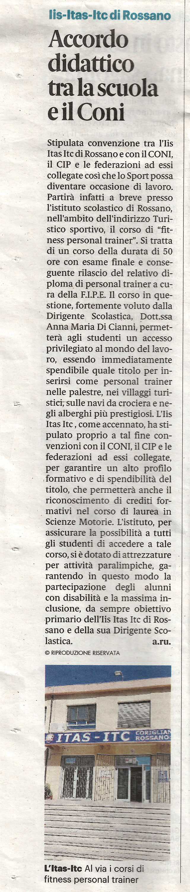 articolo itas itc red